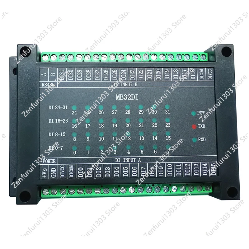 32-channel switch input isolation acquisition module RS485 communication