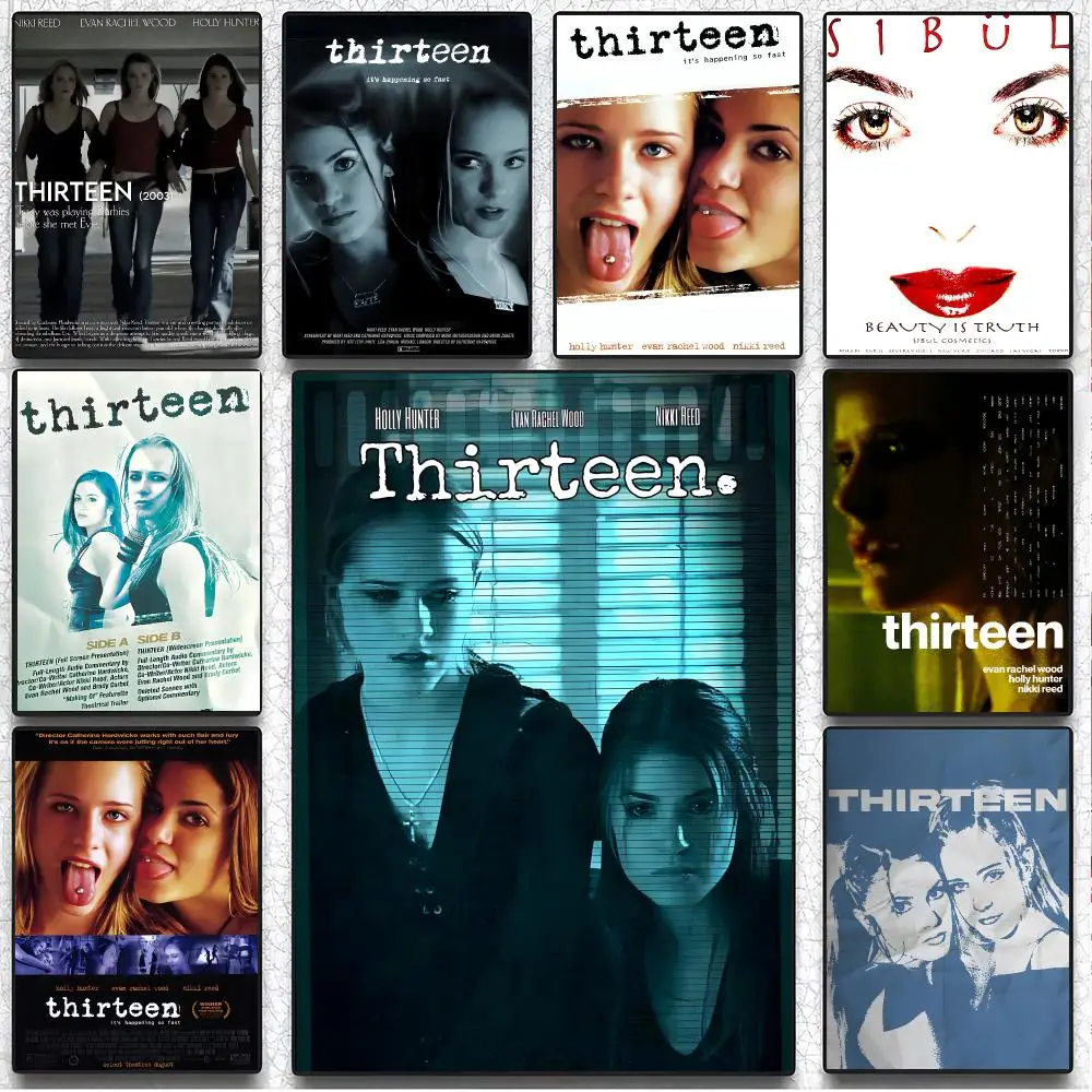 movie drama T-Thirteen Poster Artistic Instant Peel-Off Wall Decor Atmosphere Setter for Bedside & Shared Room
