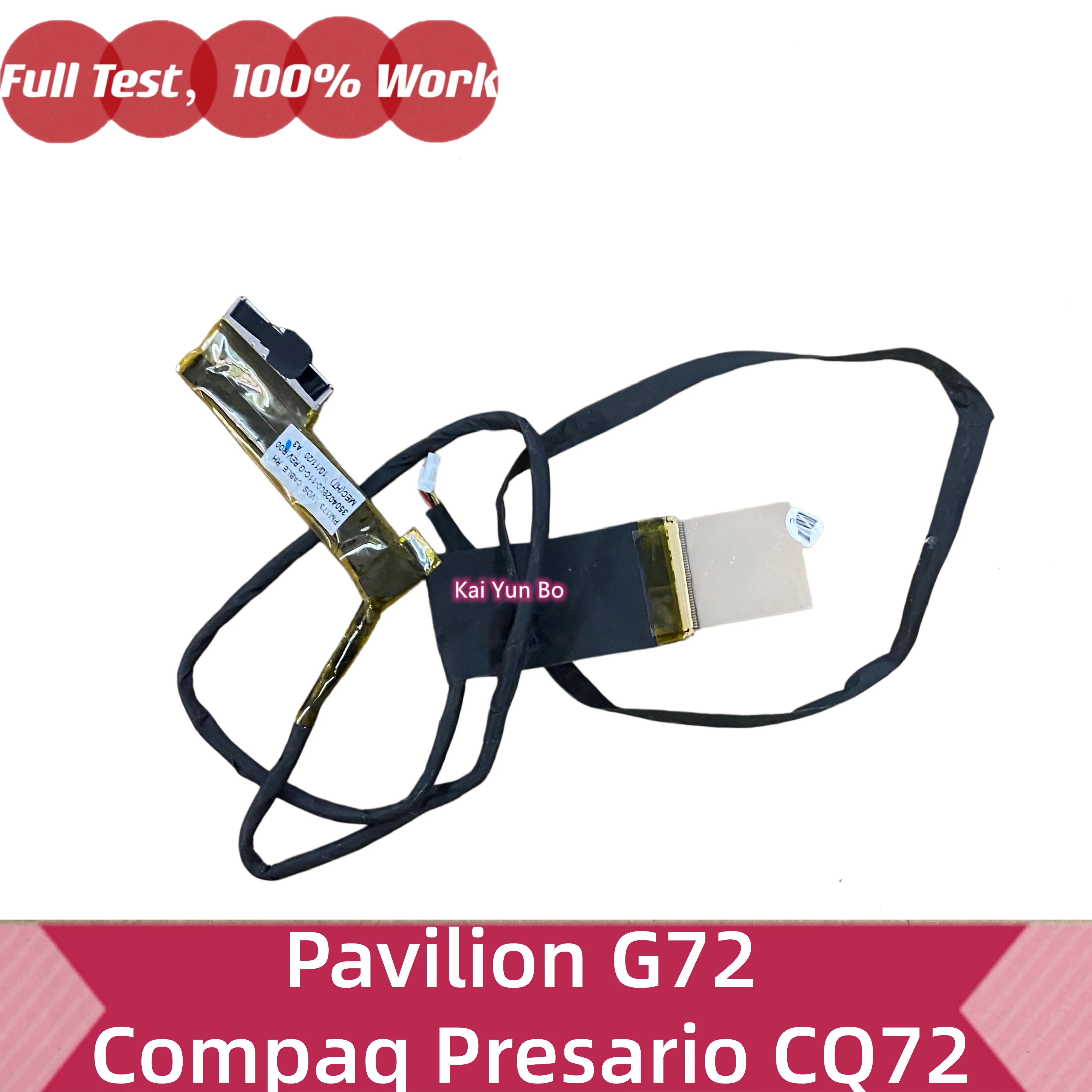 Cable de Datos para Pantalla LCD LED LVDS para Laptop HP Pavilion G72 Compaq Presario CQ72, 350402900-11C-G 350402900 PM173