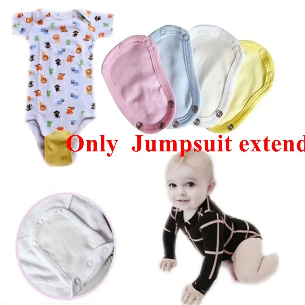 

4 Colors Durable Babies Bodysuit Extend Jumpsuit Extend Changing Pads Covers Diaper Lengthen Jumpsuit Pads