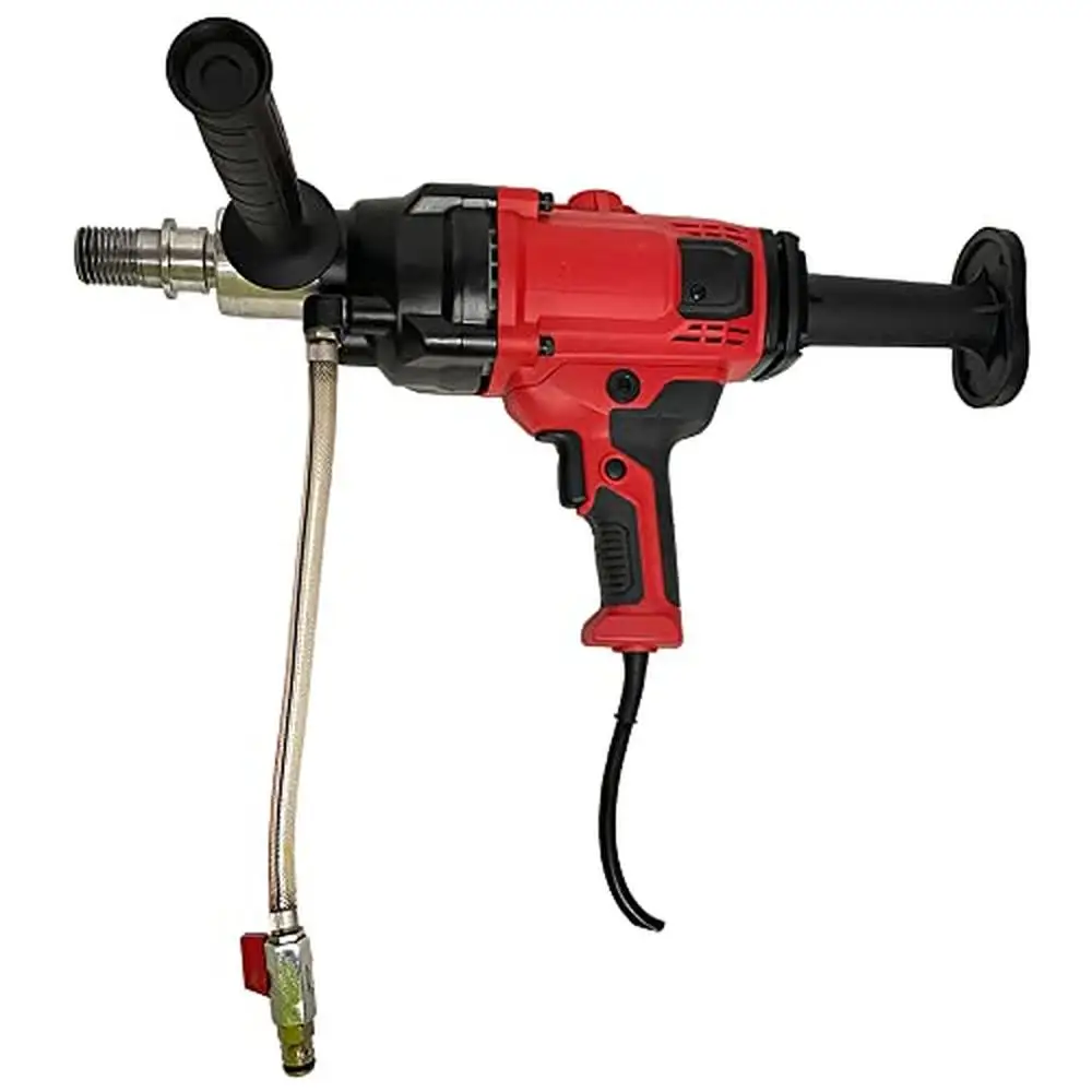 

Premium Automatic Clutch Variable Speed Core Drill Machine Wall/Brick Tool 3-Speed Concrete Handheld Kit Shoulder Rest Quick