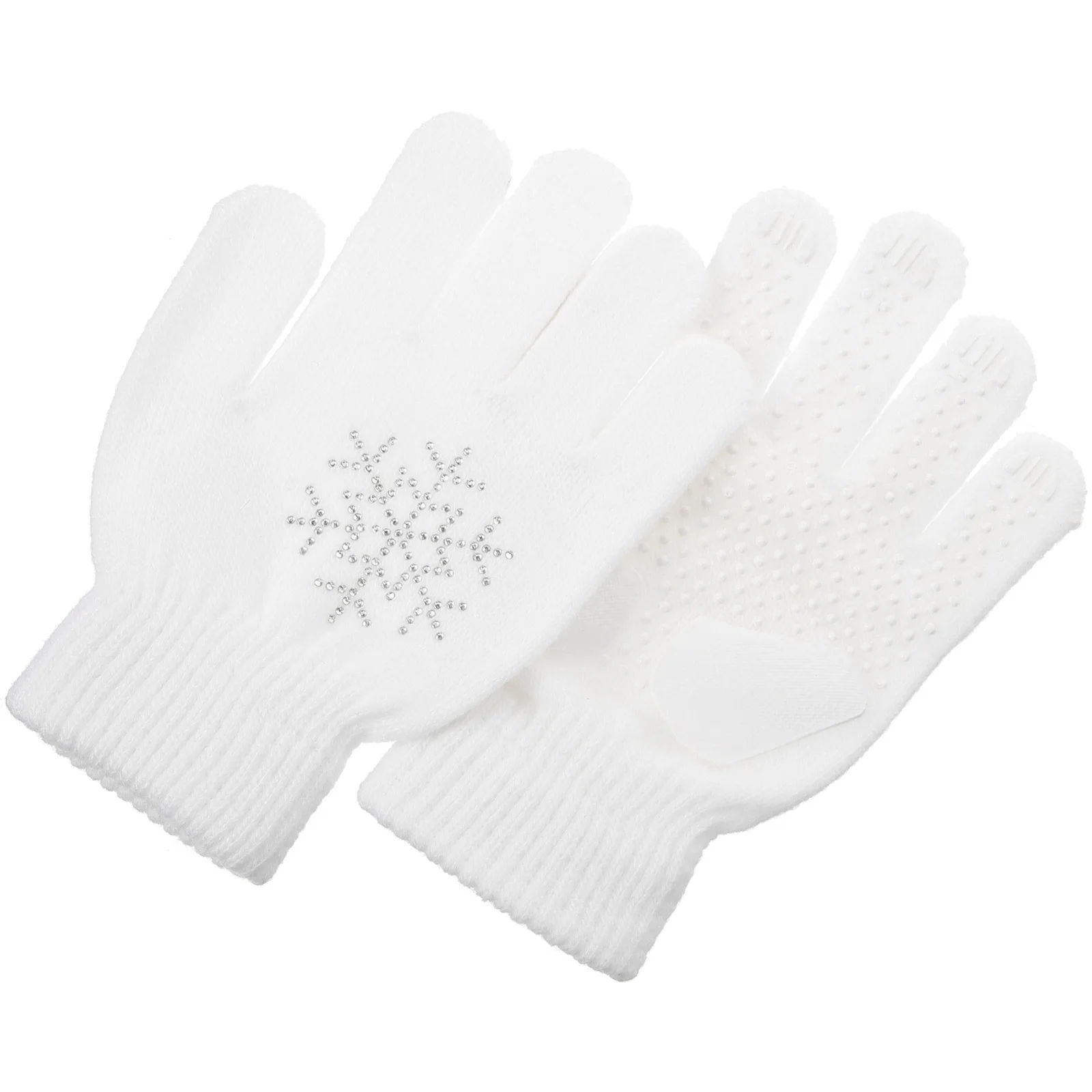 زوج واحد من قفازات التزلج الدافئة المقاومة للماء للنساء والرياضات الشتوية، قفازات قطنية حرارية للتزلج على الجليد والمشي لمسافات طويلة والجري