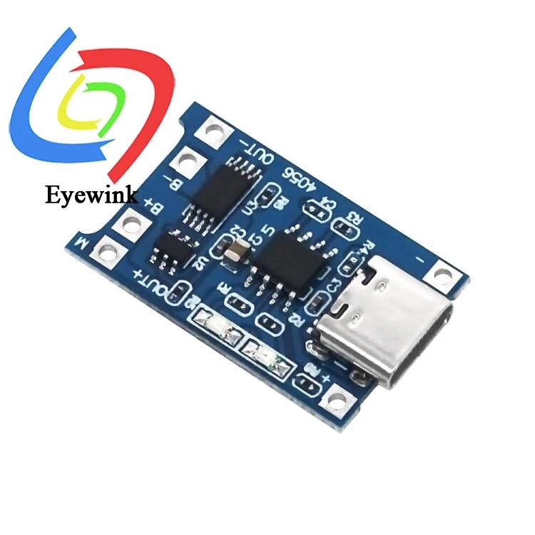 Type-c Micro MINI USB 5V 1A 18650 TP4056 Lithium Battery Charger Module Charging Board With Protection Dual Functions 1A
