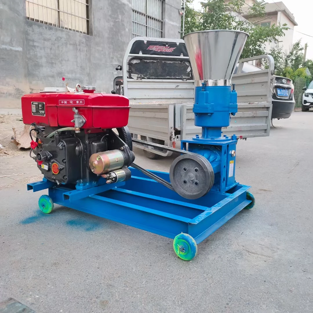 China  Fuel Animal Feed Processing Machines Making Pelletizer Chicken Cattle Small Granulator Feed Pellet Machine