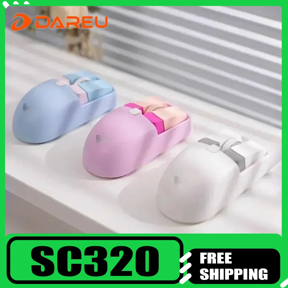 

Aula SC320 Bluetooth Беспроводная 2,4G 4000 точек на дюйм игровая мышь 2 режима зарядки милый женский ноутбук iPad офис киберспорт ПК аксессуары подарок