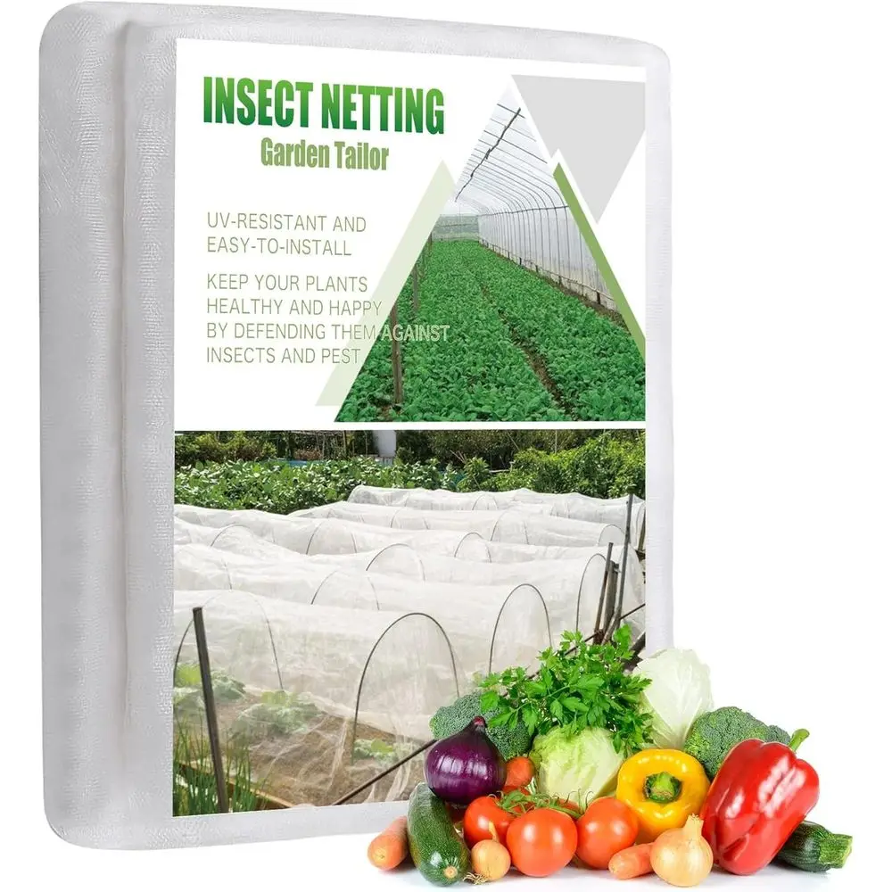15'x20' Premium Garden Pest Barrier Netting - Protects Plants, Vegetables, and Fruits from Bugs and Insects