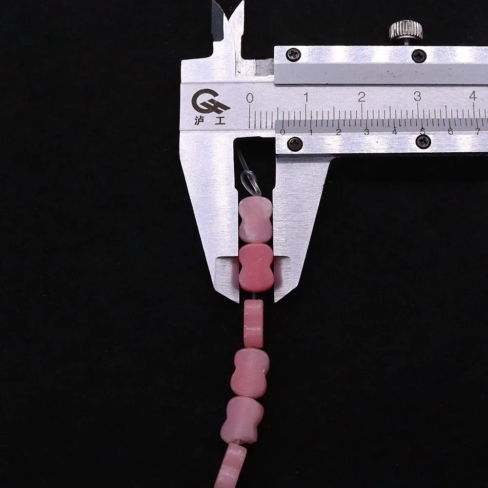 

Vintage Flat Bone-shaped Imperial Stone Bead 6x8mm Polished Dyed Semi-precious Stone Straight-hole Loose Bead Accessory 1strand