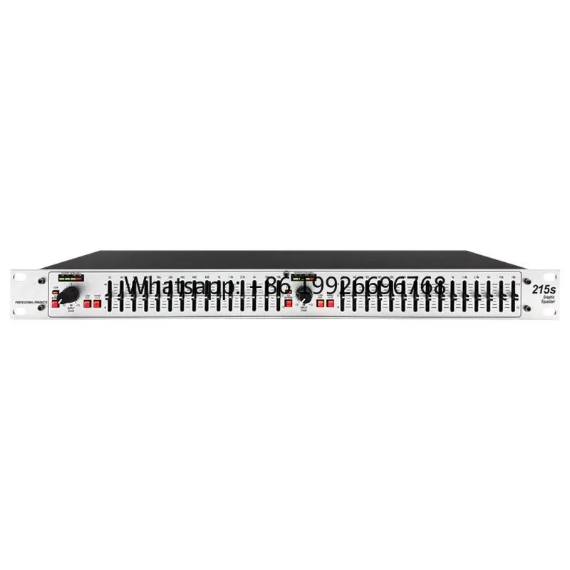 High Quality 215S Professional Audio Graphic Equalizer, Essential for Microphone Signal Enhancement & Concert Sound Equalization
