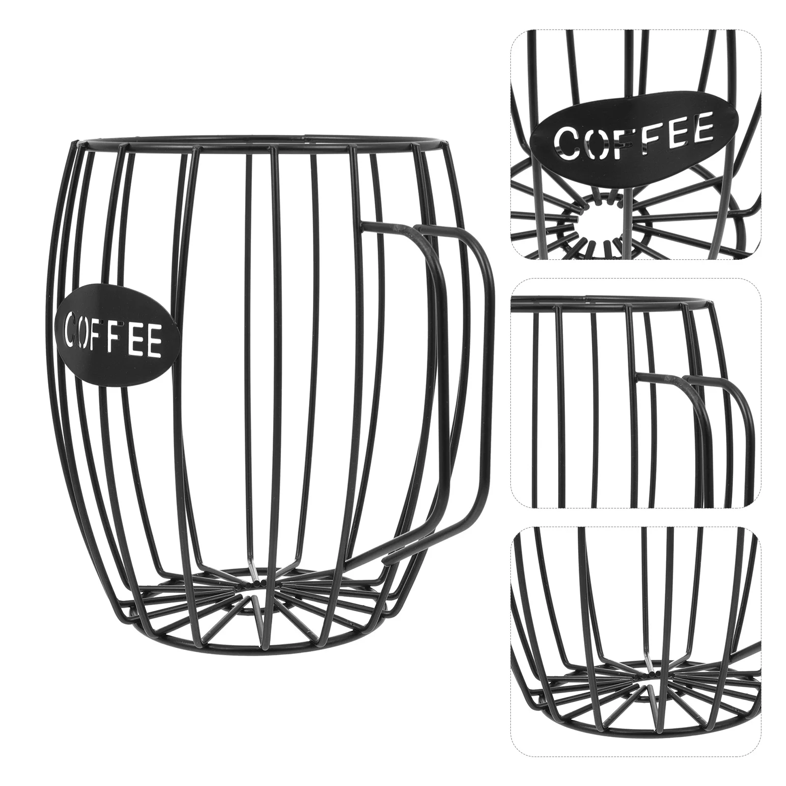 

Practical Holder Hollowed Storage Stand for Home Kitchen Cafe Decor Storage Organizer