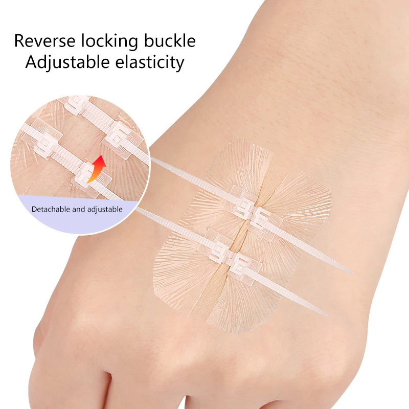 1Pc Zipper Tie Wound Closure Patch Zipper Band-Aid Wound Fast Suture Outdoor Portable Hemostatic Patch First Aid Tool