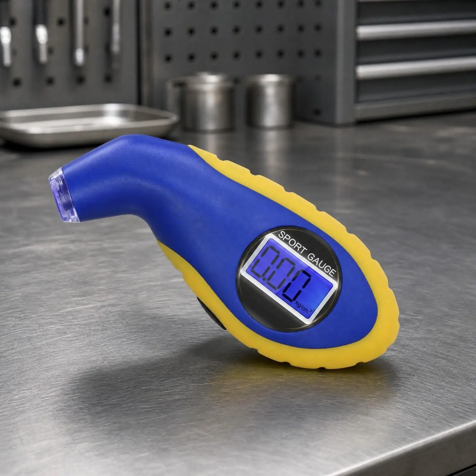 Vehicle Tire Pressure Measuring Tool Digital Gauge with Backlight and Lighted Tip for Accurate Daily Check