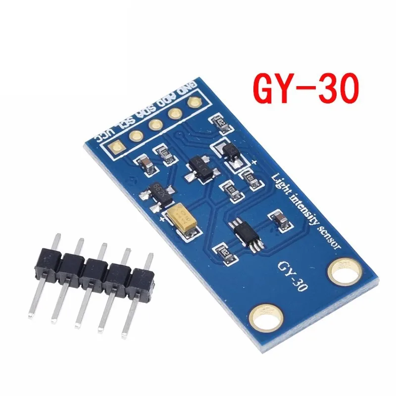 2pcs GY 302 BH1750 Light Intensity Illuminance Sensor Module BH1750FVI for Arduino Raspberry Pi