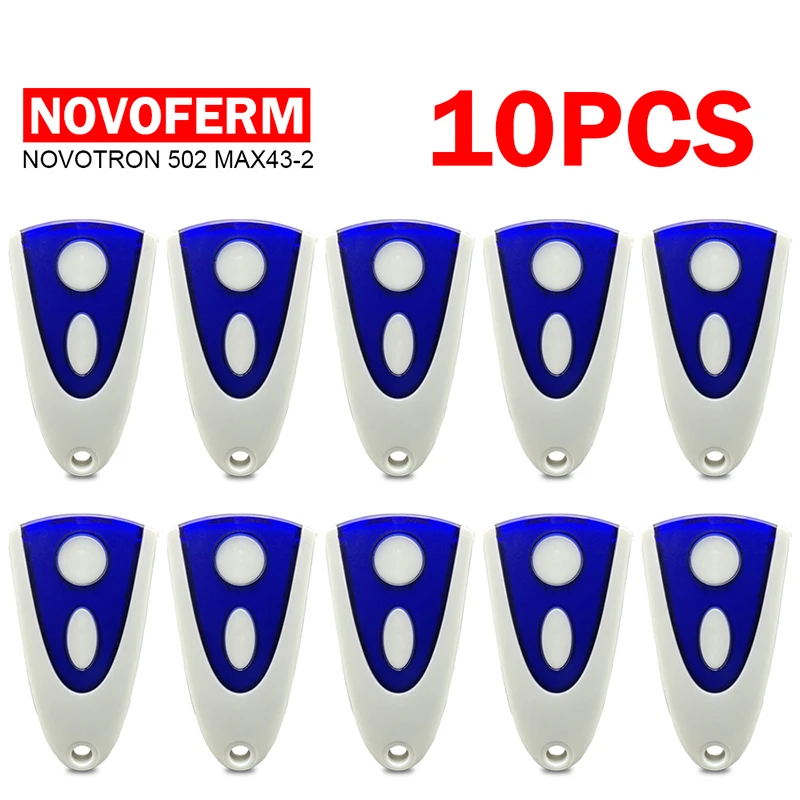 

10 шт. NOVOFERM NOVOTRON 502 MAX43-2 504 MAX43-4 MINI-NOVOTRON 522 524 MCHS43-2 MTR43-2 433,92 МГц пульт дистанционного управления для гаража