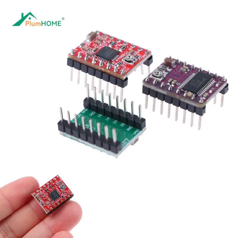 A4988 / DRV8825 Stepper Motor Driver Module CNC 3D Printer Parts Accessory Motor Driver Module With Heatsink