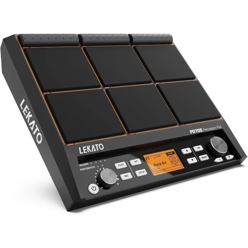 Percussion Sample  Sounds, Electronic Drum Set Pad Multipad with MIDI out, USB MIDI, AUX, Looper, Metronome, Trigger inputs