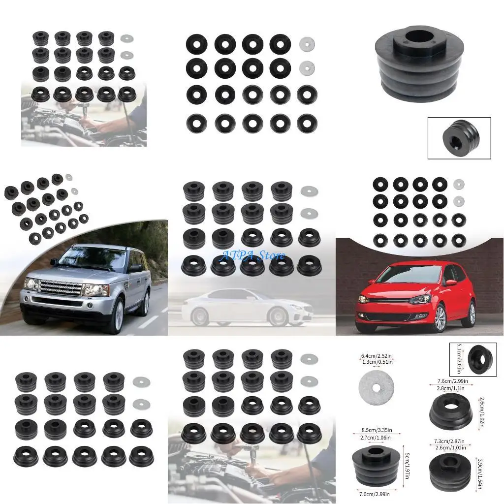 

U13C Body Cab Bushing Body Mount Bushing KF04050BK For F250 F350 1999-08