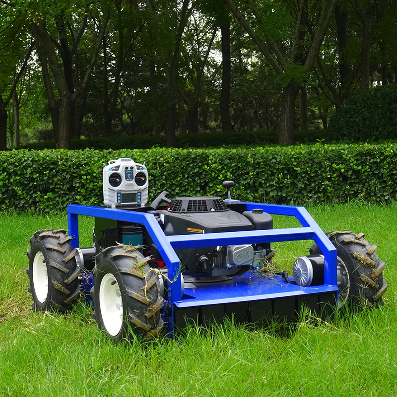 تخصيص ذكي الدفع الرباعي التحكم عن بعد جزازة العشب التحكم عن بعد آلة المزرعة #1