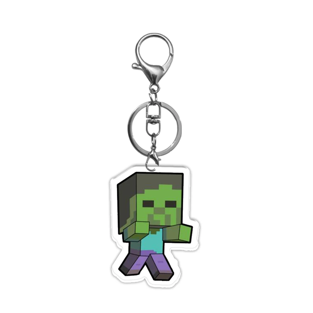 Diy Minecraft Totem of Undying Creative Acrylic Keychain Keyring Game Peripheral Phone Chain Backpack Pendant Holiday Gifts - Image 3