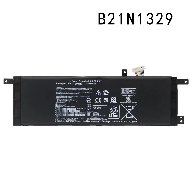 

7.6V 30Wh B21N1329 Laptop Battery for ASUS F453 F453S F553S F553M D553M X553M X553MA X403M X453M X453MA X503M X503S P553 P553MA