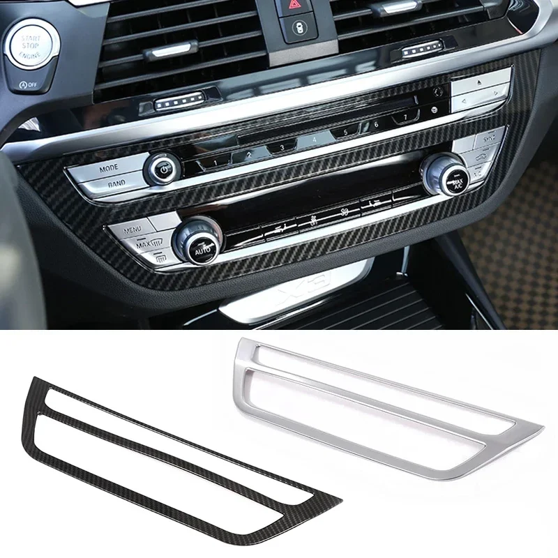 

For BMW X3 X4 G02 G01 18-21 Center Control Air Condition A/C Button Adjust Panel Decorate Cover Trim Car Interior Accessories