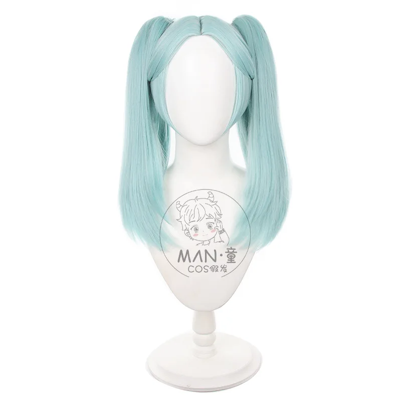 Cyberpunk: Edgerunners Rebecca شعر مستعار كوسبلاي عداء مشبك نمر مزدوج على شكل ذيل حصان هدية الهالوين