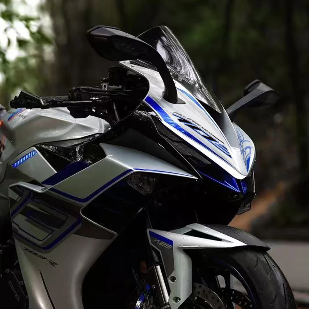 For Zontes 703RR 703 RR 2025 2026 Motorcycle Tank Pad Front Face Fender Headstock Protection Protector Stickers Decals RR 703 2