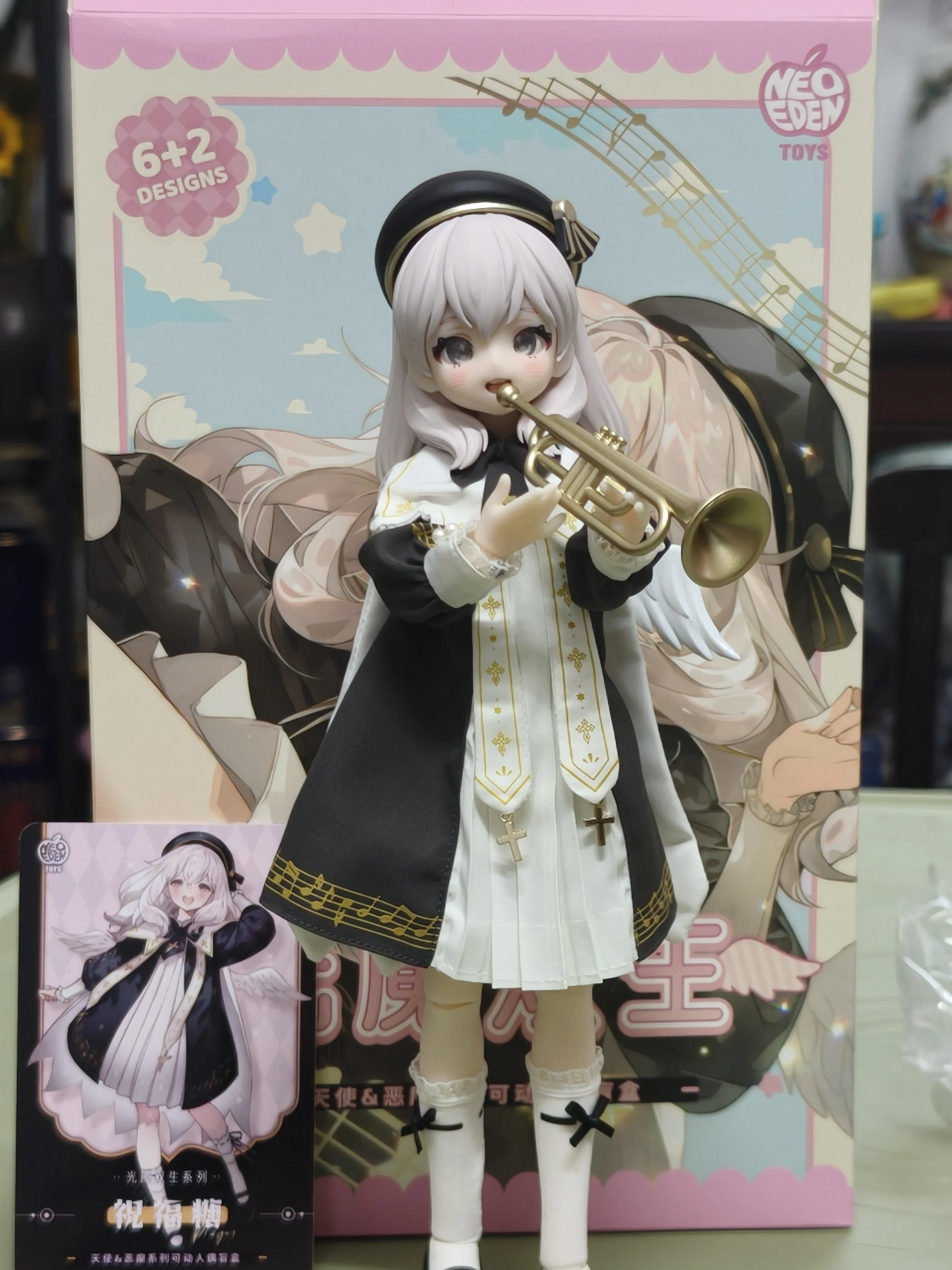 Neo Eden  Light Nightmare Twin Series Mjd Doll Blind Box Movable Pvc Anime Figure Collectible Toy Desktop Decorative Ornaments