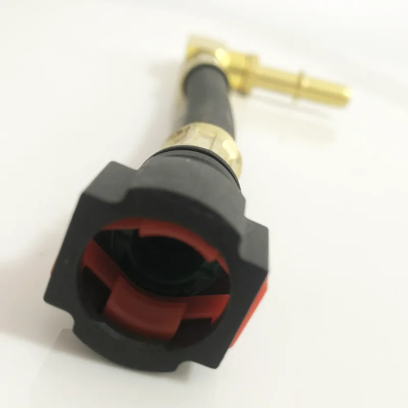 Automobile Fuel Pipe Connector Hose Quick Connector 6.30 7.89 9.49 Rubber Brass Pipe Connector Disconnect Release Hose Connector