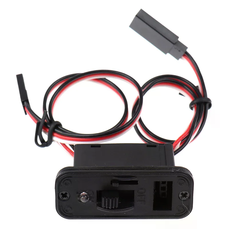 1Pc RC Switch Connectors Heavy Duty On/Off With LED JR RC Power Switch Safe Control