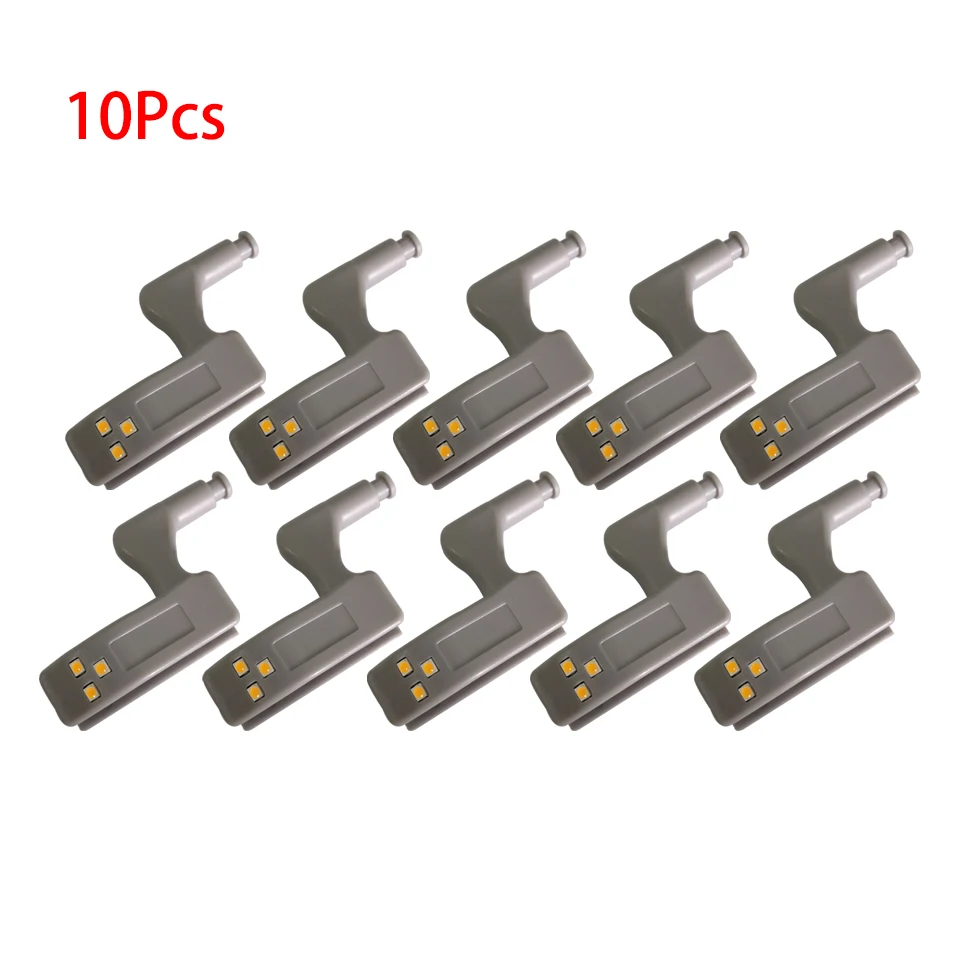 LED Inner Hinge Lamp Under Cabinet Lights Universal Wardrobe Cupboard Sensor Light for Bedroom Kitchen Closet Night Lamp 1-10pcs