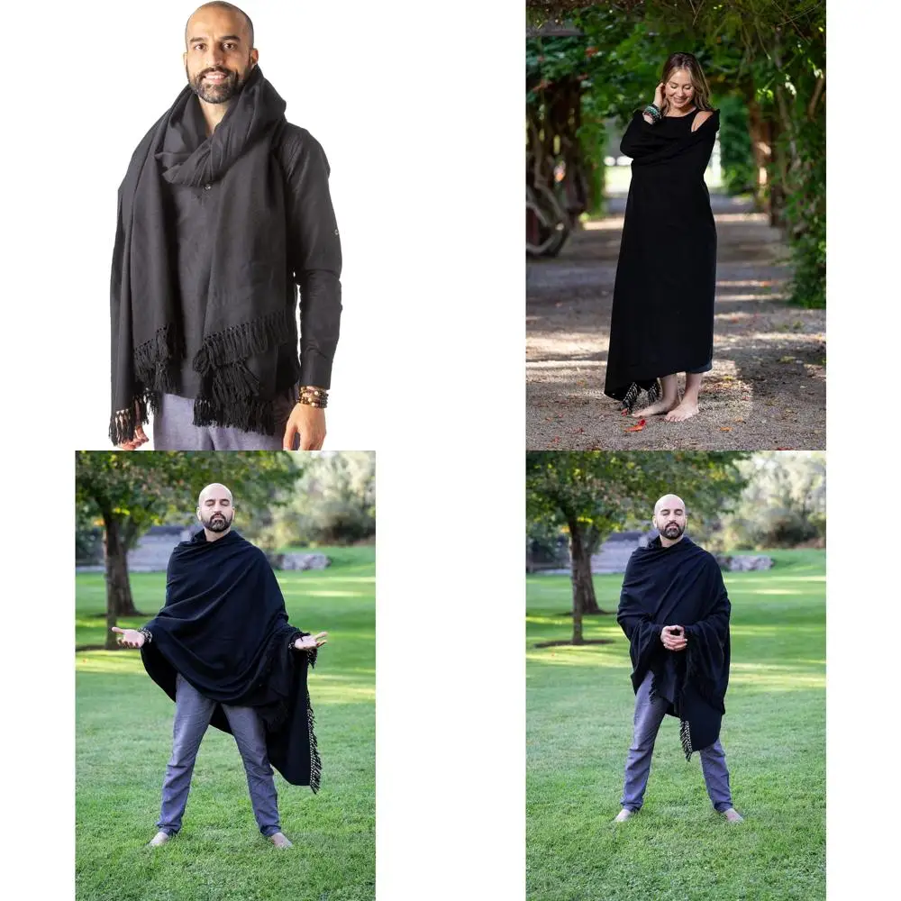 

Большая шаль для медитации унисекс — большой шарф для мировых практик, накидка унисекс, большой размер, идеально подходит для осознанной медитации и