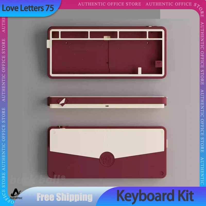 Love Letters 75 Mechanical Keyboard Kit 3Mode 2.4G Bluetooth Wireless Keyboard Kit Custom Love Letters75 Gaming Keyboard Kits