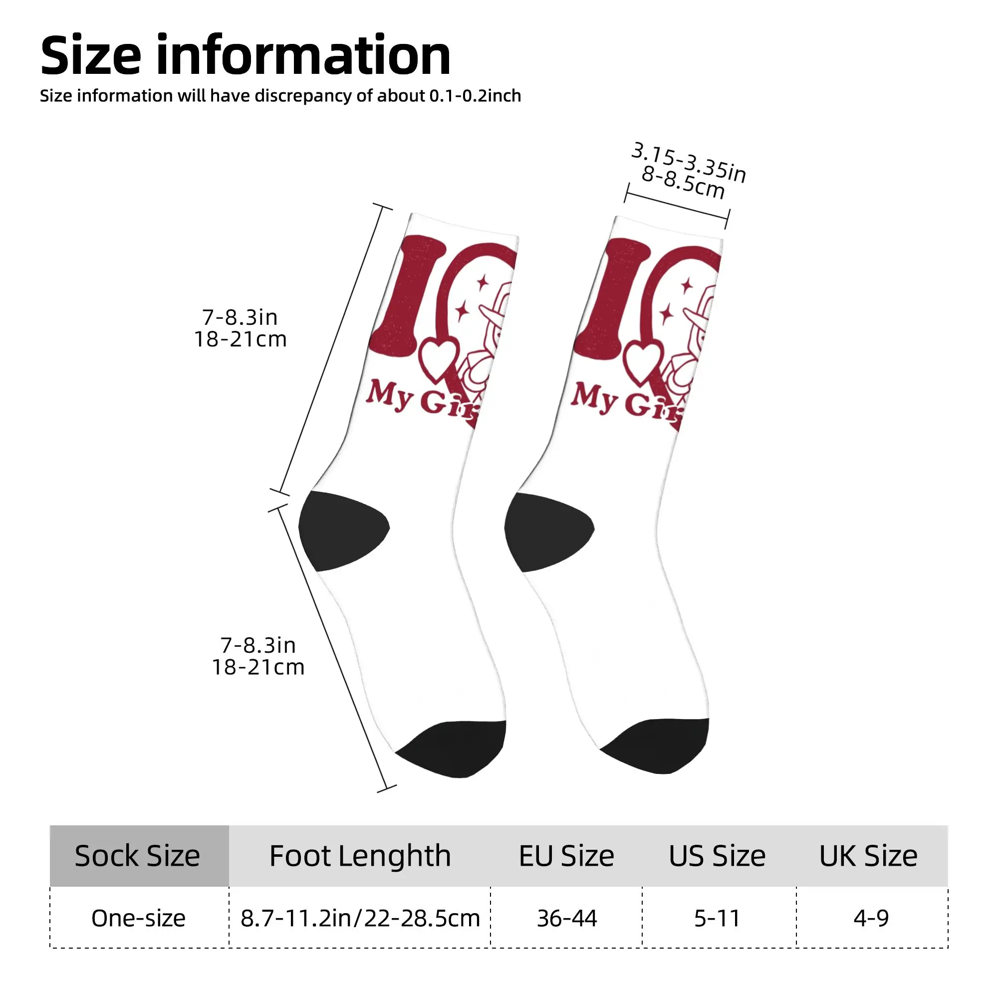 Ich liebe meine Freundin Mr. Tenna Socken Männer Frauen Happy Deltarune Socken Neuheit Frühling Sommer Herbst Winter Mittelrohr Socken Geschenke