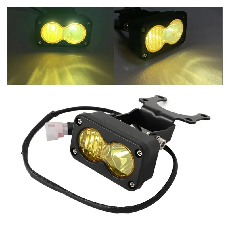 For Sur Ron Sur-Ron SurRon Segway Talaria Plug N Play Waterproof for Headlight Switch Yellow Spot Flood Led Pod Combo Kit Set