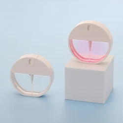 30Ml Lege Roze/Witte Parfum Spuitfles Plastic Hervulbare Verstuiver Container, Draagbare Parfum Geur Spuitfles