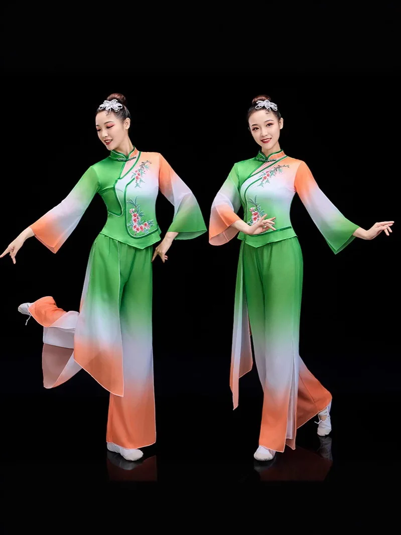 new-square-dance-performance-costume-fan-dance-waist-drum-dance-umbrella-dance-traditional-dancewear-classic-dance-costume