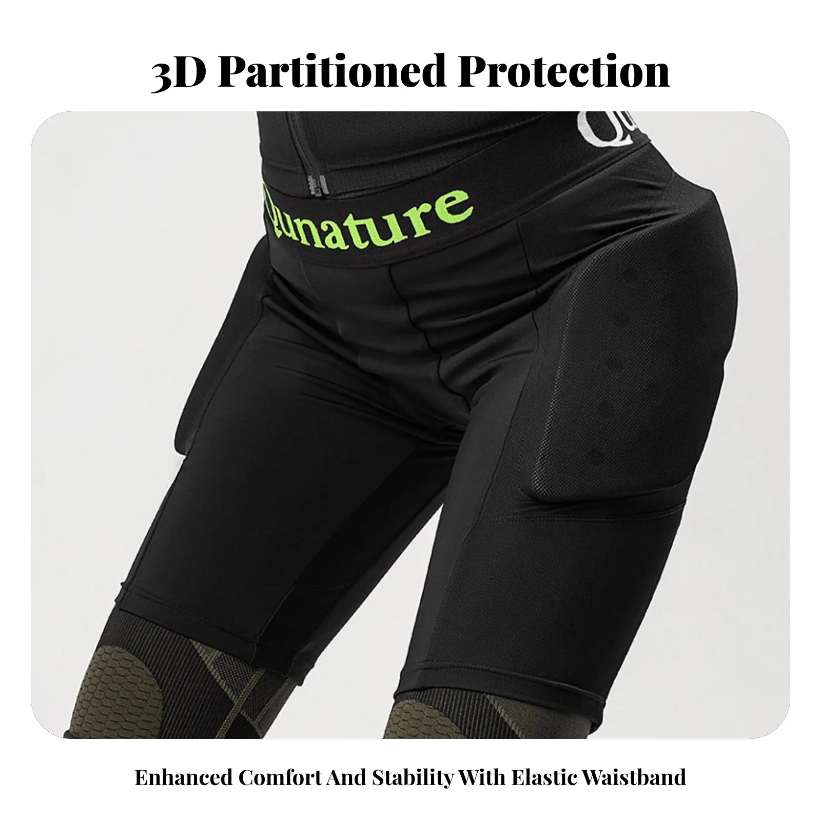 

Three-Dimensional Pelvic Protector Pants, Anti-Fall Snowboarding & Ice Skating Gear, Adult Unisex Thigh Pad