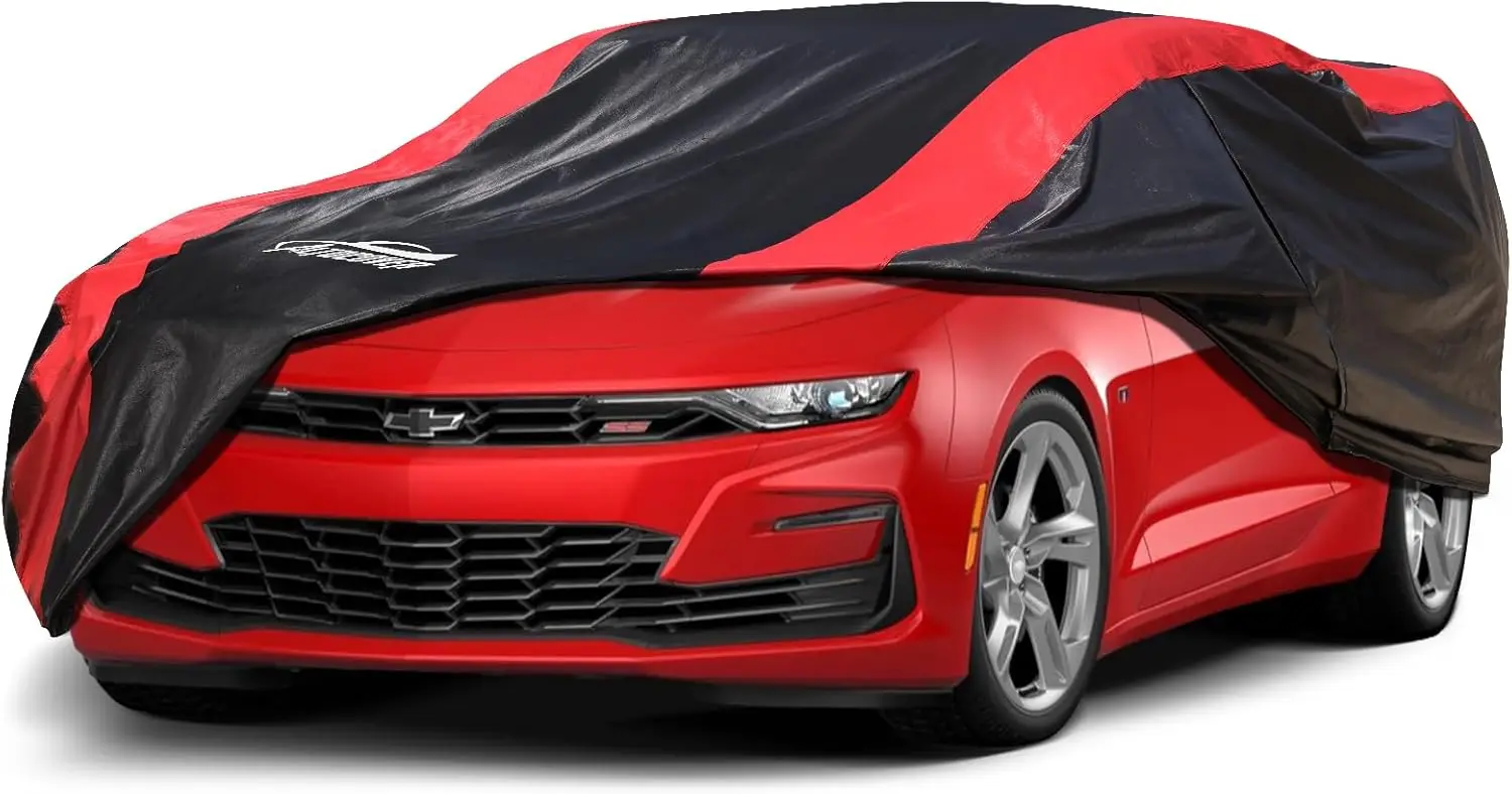 

Custom Fit Waterproof Car Cover for Chevy Camaro 2010-2025, All Weather Protection with Cotton Liner