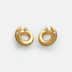 Vintage Geometric Metal Earrings for Women European And American Personality Style Unique Jewelry Fashion accessory