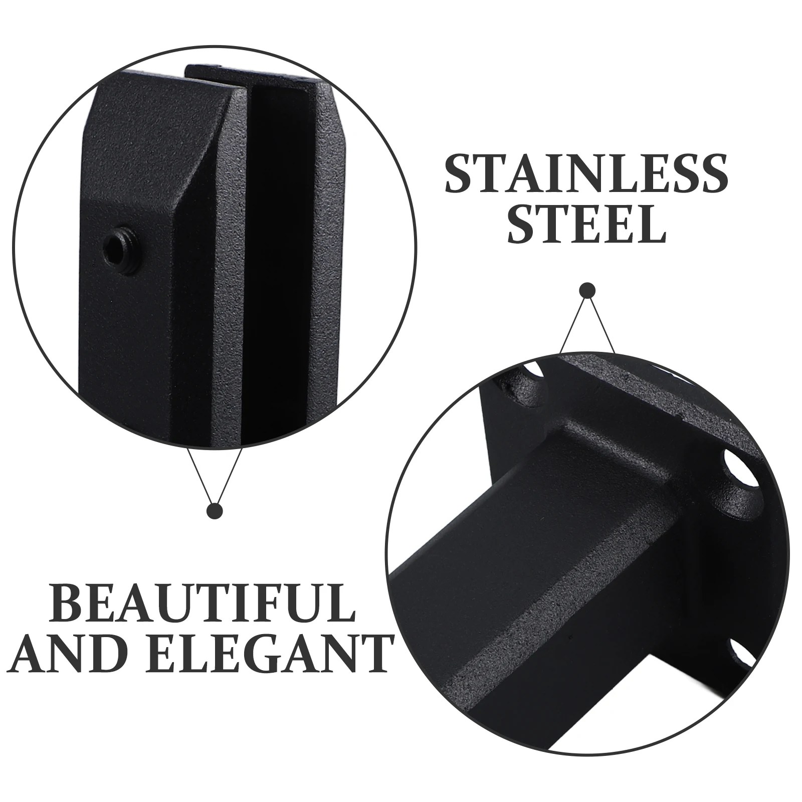 

Stainless Steel Glass Railing Clamp Floor Mount Heavy Duty Glass Panel Holder Bracket For Stairs Pool Fence Balustrade Retainer