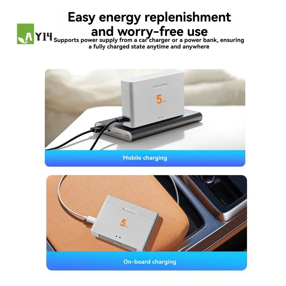 

AY14 - Сменный аккумулятор для Osmo Action 5 Pro Action 4/3 с быстрым зарядным устройством для DJI Osmo Action 5 Pro, Action 4/3, камера