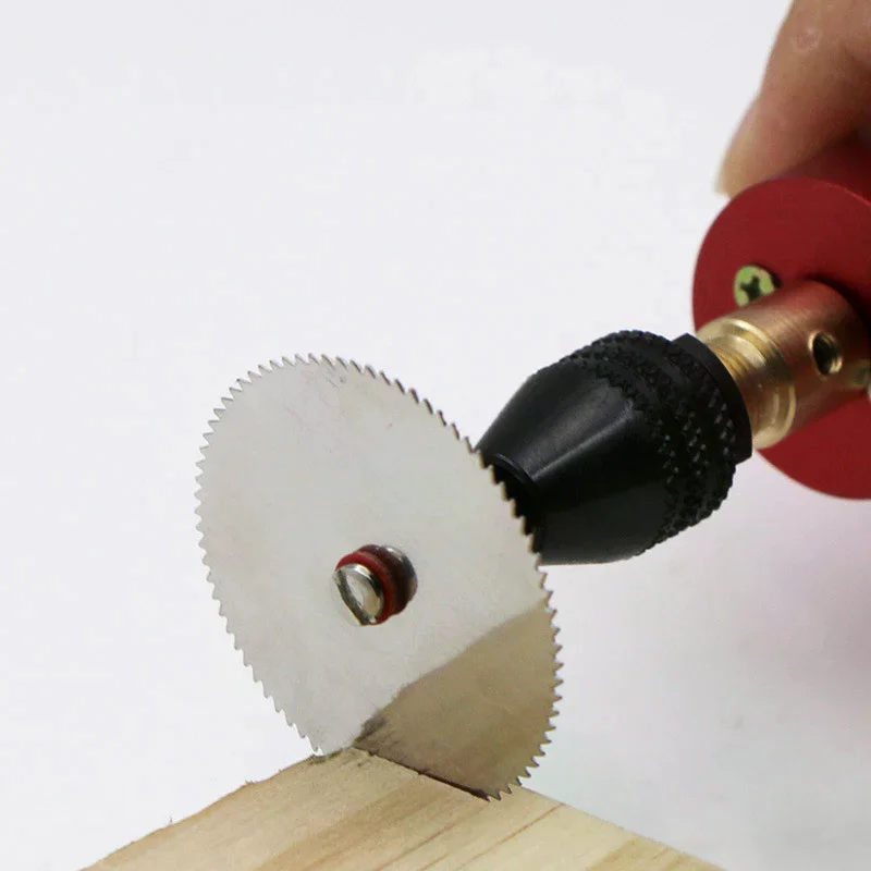 Mini Circular Saw Blade Set Stainless Steel Wood Cutting Disc for  Rotary Tools with Mandrel Wood Cutter Wheel 5pcs view 5