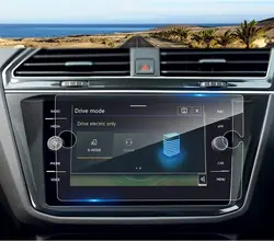 Tempered glass film For Volkswagen Tiguan MK2 2017 2018 8 inch Car infotainment radio gps Navigation Screen Protector Dashboard