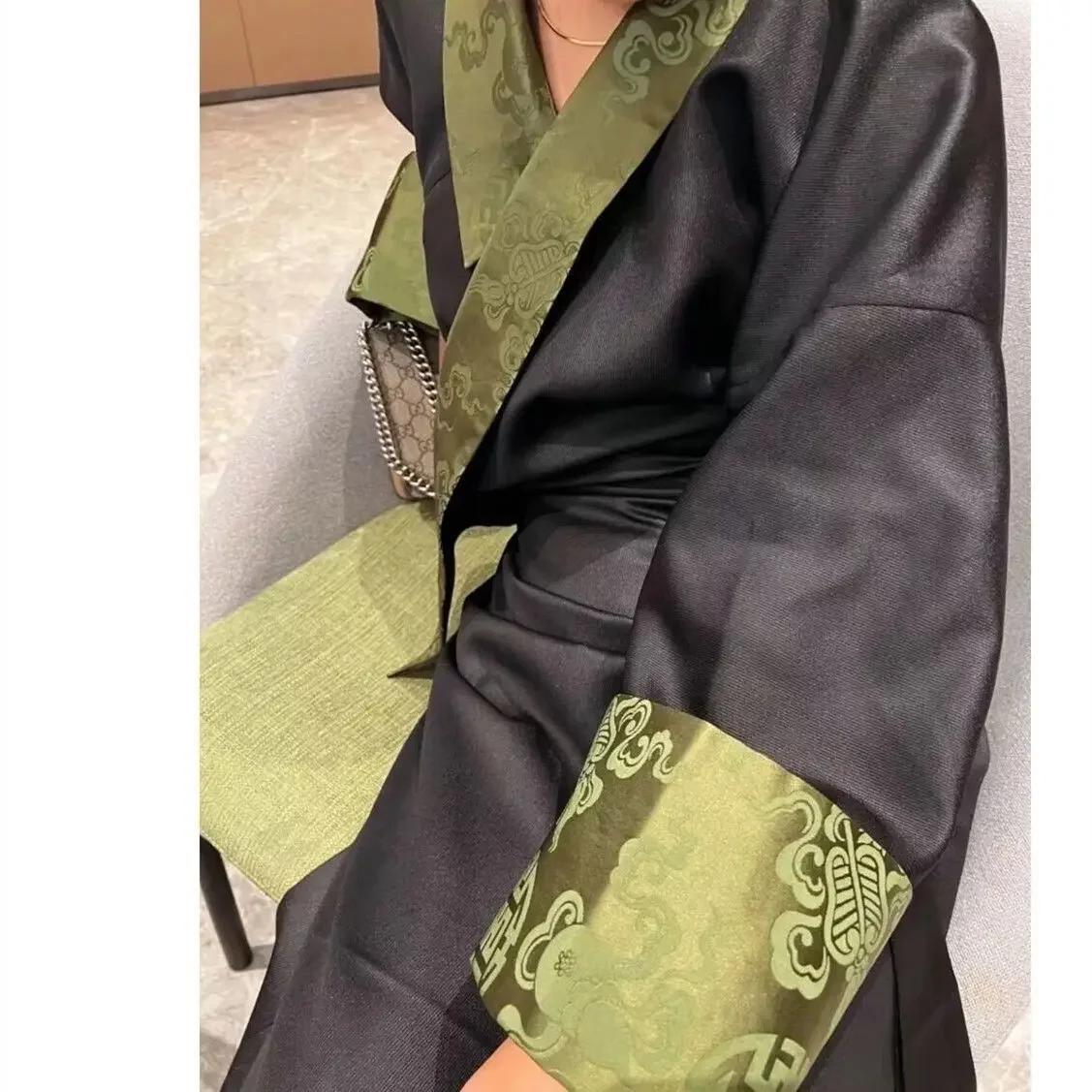 Four Seasons new single-layer single-piece ethnic Tibetan robe