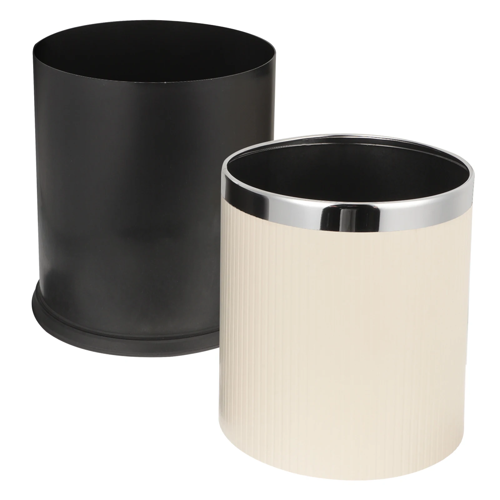 

Retro Trash Can Vintage Garbage Can Small Bathroom Waste Basket Non-Slip Thickened Office Bedroom Home Multi-Functional Waste