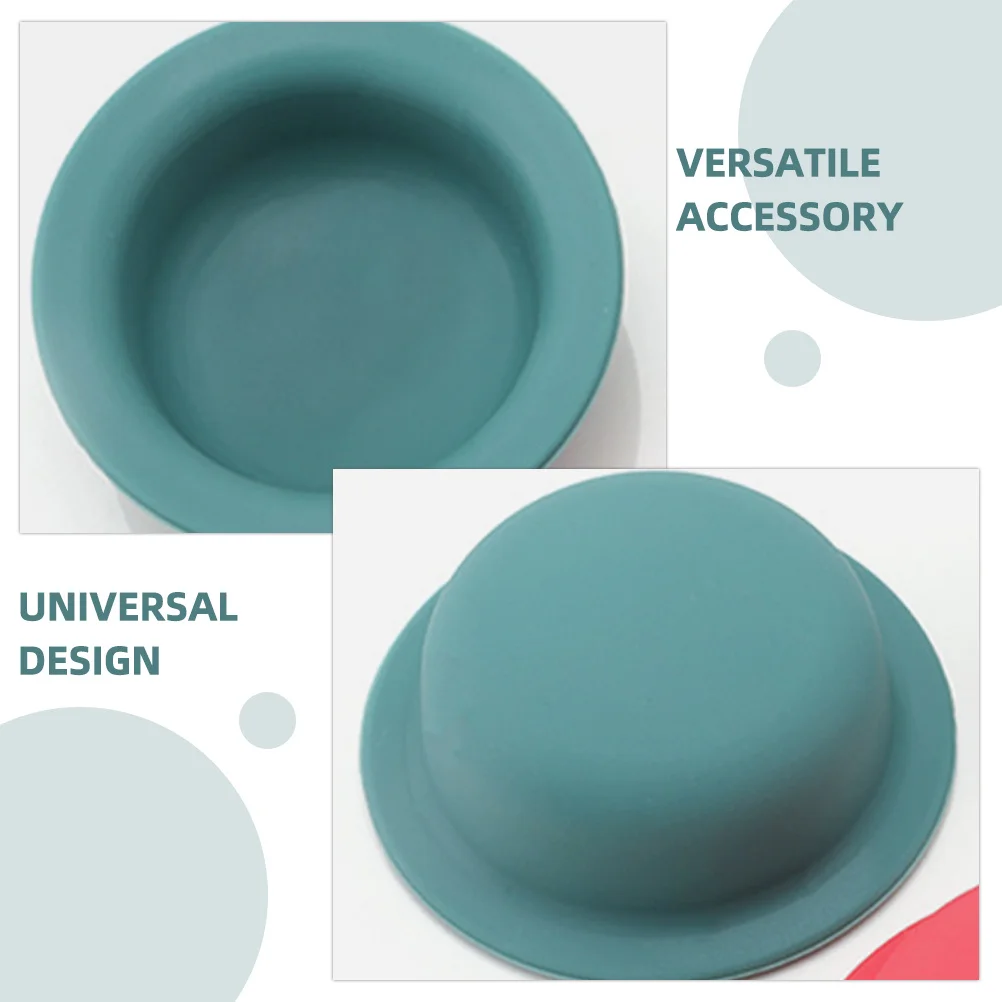 

2 Pcs Anti-scalding Lid Handle Cover Knobs Cap Pot Pan Heat-resistant Kitchen Covers Silica Gel