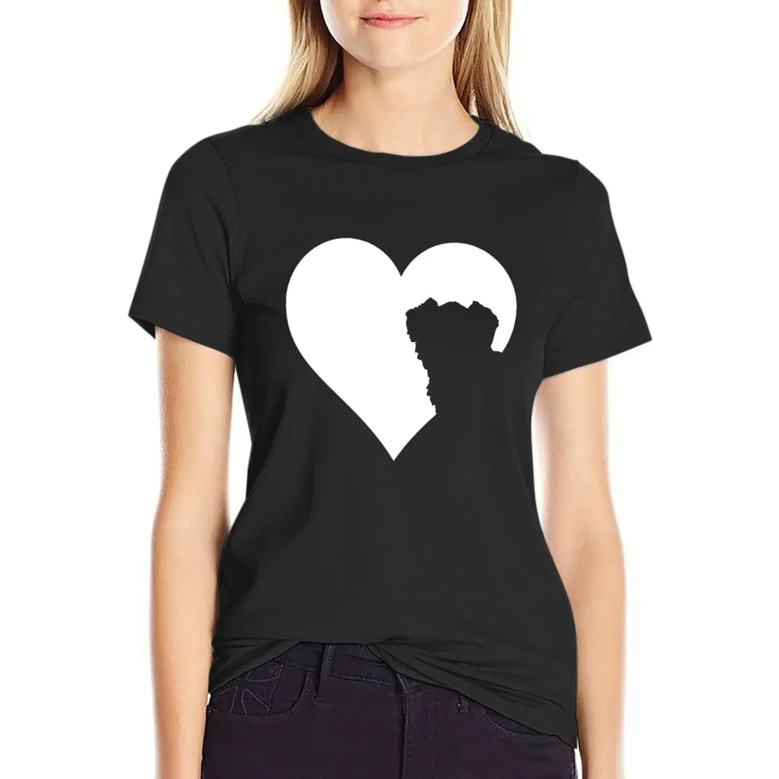 

The Heart of the Morkie Lover T-Shirt Blouse summer tops kawaii clothes animal print shirt for girls funny t shirts for Women