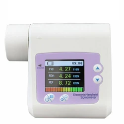 CONTEC Digital Bluetooth Spirometer SP10 Lung Breath Diagnostic Vitalograph Spirometer Data Memory,delete, Upload and Review