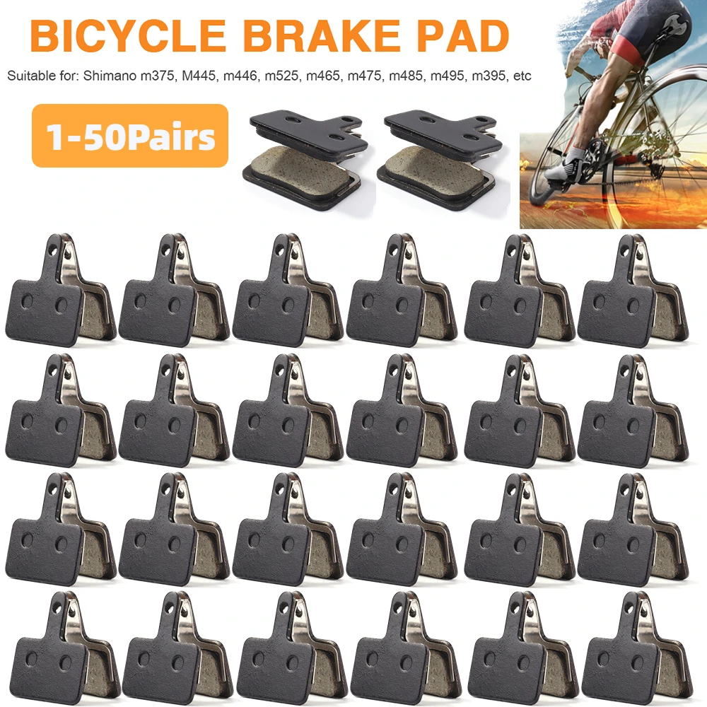 MTB Bicycle Accessories Resin Semimetal Disc Brake Pads For Shimano B01S M375 M395 M446 M485 M486 M416 Deore M515 M525