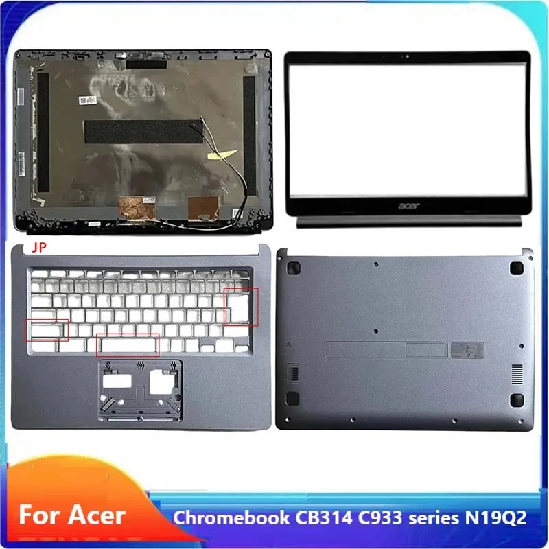 

Новинка/орг для Acer Chromebook CB314 C933 серия N19Q2 ЖК-задняя крышка/ЖК-рамка/Упор для рук верхняя крышка/Нижняя зеркальная задняя крышка, светло-голубой